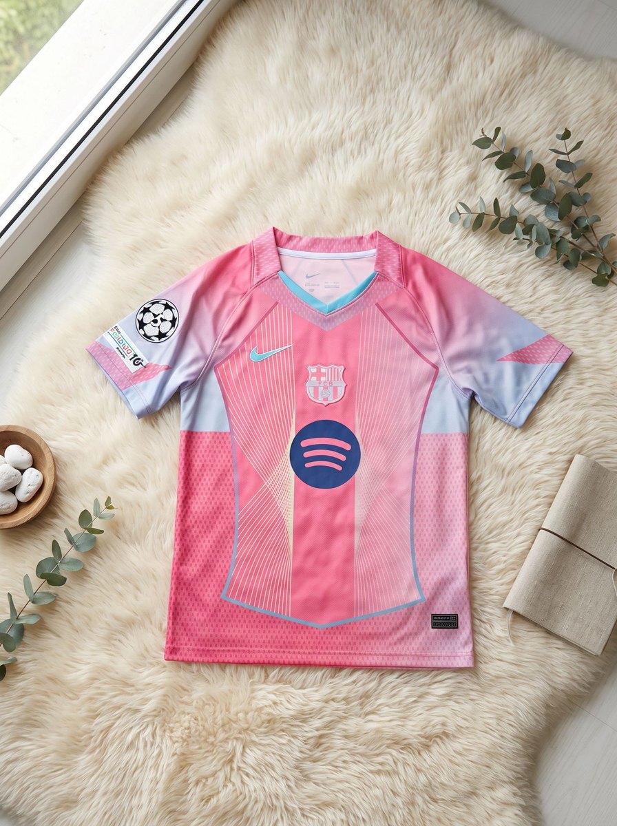 Avec Shooty : Et pour le reste de ton dressing : maillot de foot remis en scène
